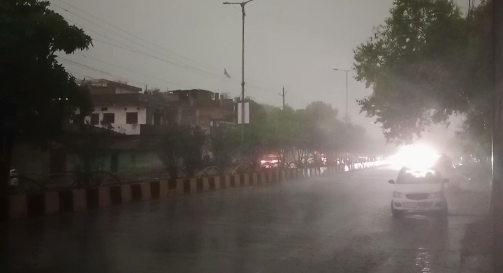 नवतपा के पांचवें दिन जोरदार बारिश, भीषण गर्मी से मिली राहत